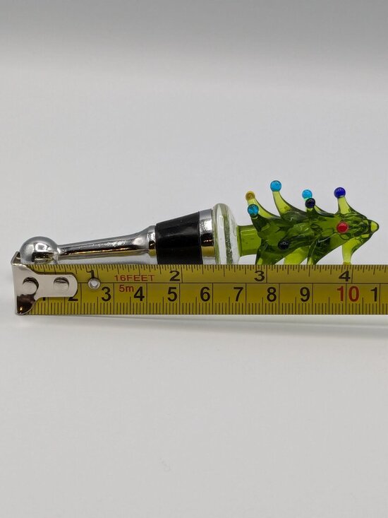 Pier One Christmas Tree Wine Stopper, 4.5" - Picture 7 of 8